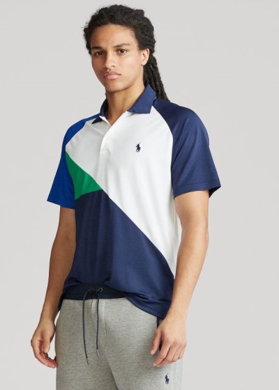 Men's Polo Ralph Lauren Tech Piqué Polo Shirts | 859162UNZ